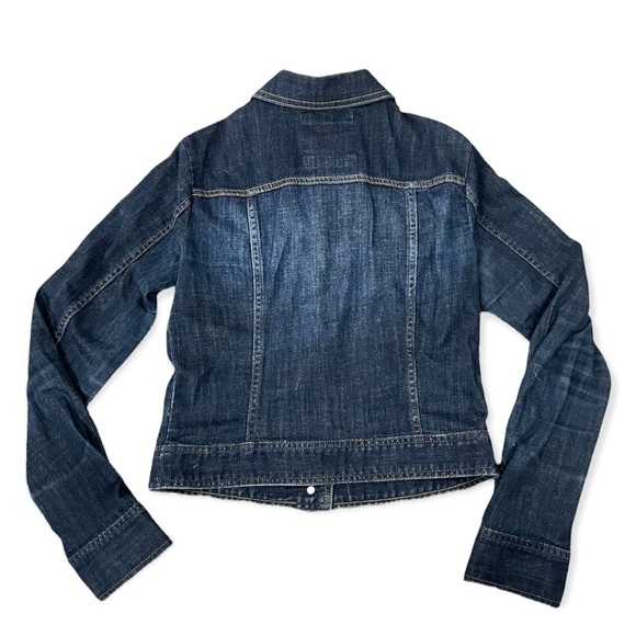OBR Limited Dark Wash Jean Jacket sz XS - Picture 5 of 15